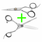 Preview: Yakushi Chameleon - Hair Cutting Shears + Single-sided Thinning Shears - 5.5" / 6.0"