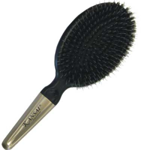 Kansai Paddle Brush Oval Rosegold 14-reihig