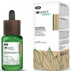 Lisap Keraplant Nature Balance-Control sebum-regulating Essential Oil - Intensive treatment against oily hair and scalp - 30 ml