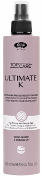 Lisap Top Care Ultimate K Revitalizing Protective & Styling Spray - Revitalisierendes Spray für die Haarglättung - 250 ml