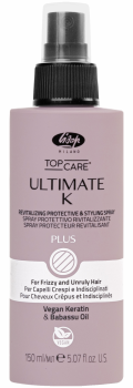 Lisap Top Care Ultimate K Revitalizing Protective & Styling Spray Plus - Revitalisierendes Spray für die Haarglättung - 150 ml