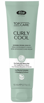 Lisap Top Care Curly Cool Cream - Elasticizing Curl Leave-In Cream - 150 ml