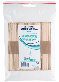 Sibel - EHP Epilier-Holzspatel für das Gesicht - 50 Stück