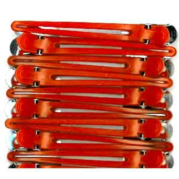 Abteilclips Plastik/Aluminium rot