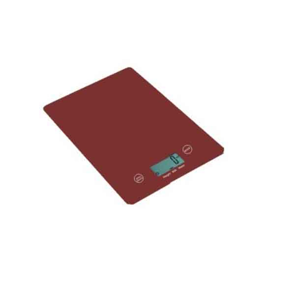 Digitalwaage "Multi Flat" bordeaux