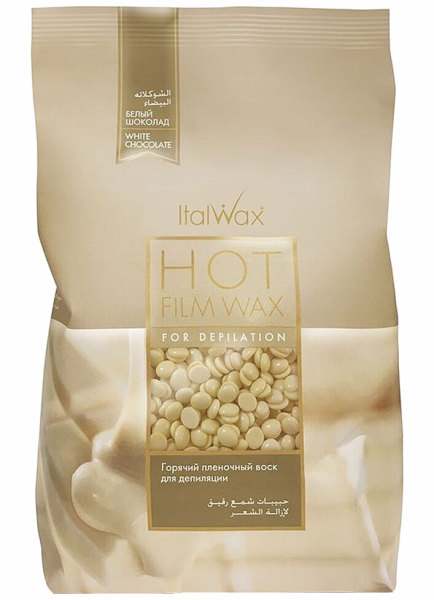 ItalWax Hot Film Wax - White Chocolate - Epilation Wax - 1000 g
