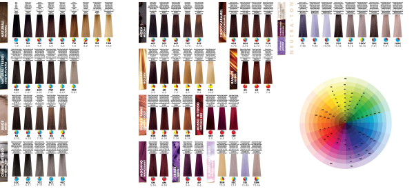 Itely - DelyGlow - Permanent Hair Color / Semi-Permanent Hair Tint - Color Chart