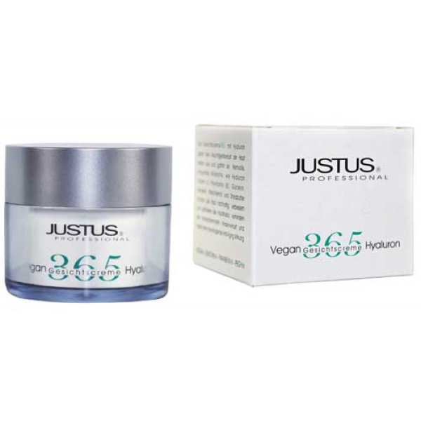 JUSTUS GESICHTS-CREME 365 VEGAN - MIT HYALURON 50ML