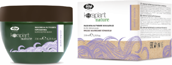 Lisap Keraplant Nature Nutri Repair Mask - Regenerierende feuchtigkeitsspendende Maske - 200 ml