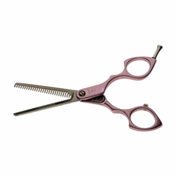 Yakushi Alu Pink - Single-sided Thinning Shears - 5.5''