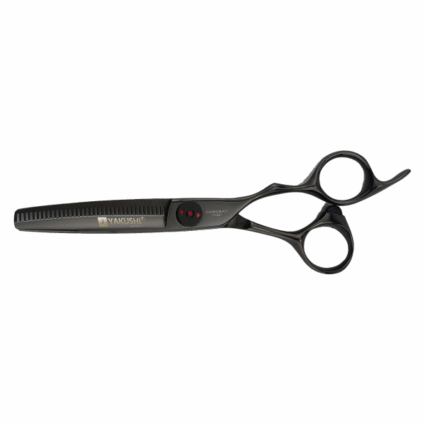 Yakushi Chameo Black V2 - Single-sided Thinning Shears - 5.5" / 6.0"
