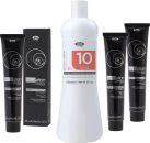 Lisap Escalation Haarfarbe mit Lisaplex + Lisap Developer - Oxydant / Entwickler - 3x 100 ml + 1x 1000 ml